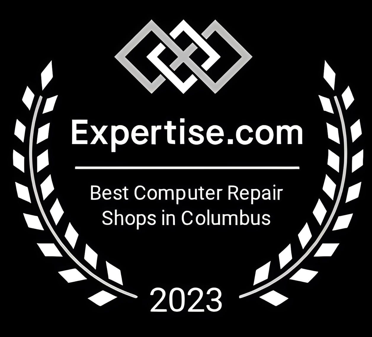 Expertise.com 2023 award for Columbus repair shops.